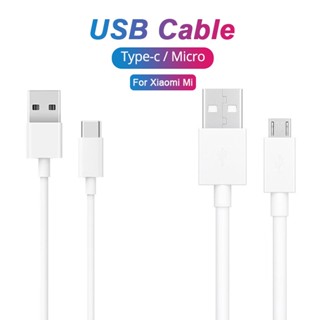 สายชาร์จ สายข้อมูล Micro USB Type C แบบชาร์จเร็ว สําหรับ Xiaomi Mi