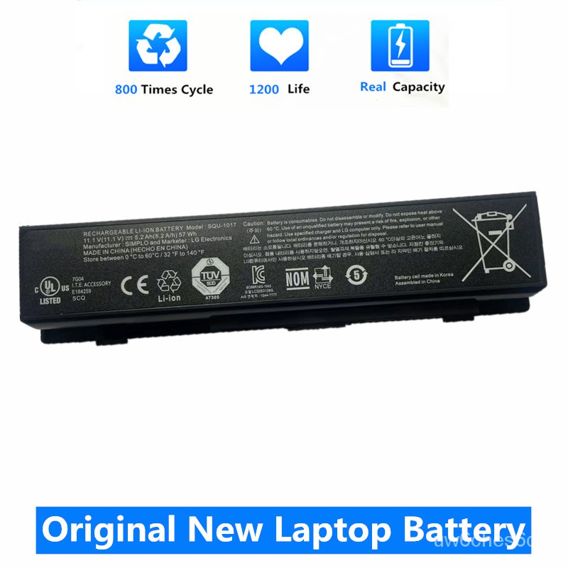 CSMHY เดิมแบตเตอรี่แล็ปท็อป SQU-1007 SQU-1017 CQB914สำหรับ LG N450-E N560-B P420-G N560-P S530 S535 S430 S525 PD420 SD55