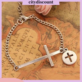 &lt;citydiscount&gt;  สร้อยข้อมือ กำไลข้อมือ สามารถปรับได้ สำหรับสตรี