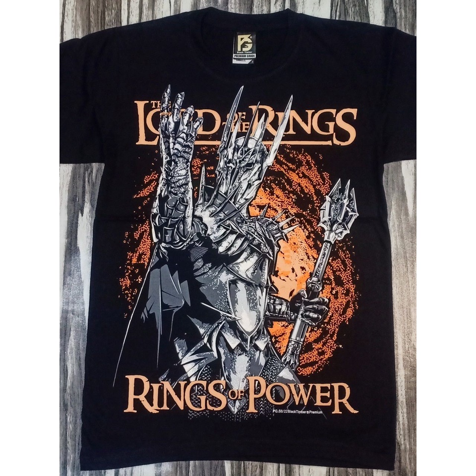 PG68 LORD OF THE RINGS OF POWER SPECIAL EDITION MOVIE COLLECTION เกรดพรีเมี่ยมสีดํา TIMBER COTTON เส
