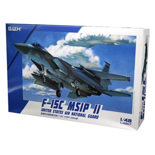 โมเดลเครื่องบิน Great Wall Hobby ขนาด 1/48 L4817 F-15C MSIP II United States Air National Guard