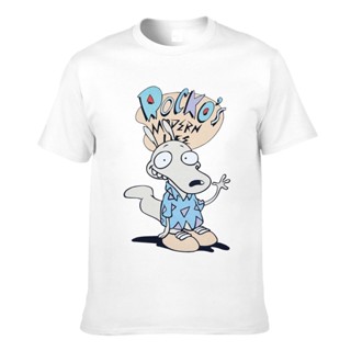 เสื้อยืด พิมพ์ลาย RockoS Modern Life สไตล์สร้างสรรค์ คุณภาพสูง