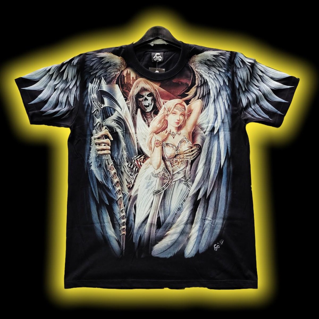 Max-146 เสื้อOVP เรืองแสง Caballoแท้% ลายยมฑูต OVP