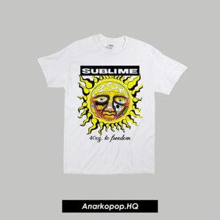 เสื้อยืดผู้ชาย เสื้อยืด พิมพ์ลายเพลง Sublime SKA PUNK BAND S-5XL