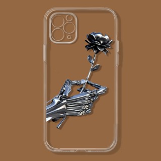 Mechanical rose~เคสไอโฟน iPhone 8 7plus 12 14 pro 7 14 se2020 เคส Xr Xs X max 13 11 pro max phone case 8พลัส cover นิ่ม