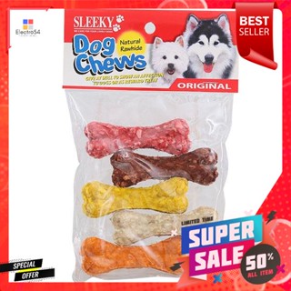 สลิคกี้ กระดูกเทียมสำหรับสุนัข ขนาด 3.25 นิ้ว แพ็ค 5 ชิ้นSlicky Artificial Bones for Dogs Size 3.25 in. Pack of 5