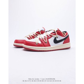 Nike Air Jordan 1 Low "Chicago" AJ1 Low Top Classic Retro Culture รองเท้าบาสเก็ตบอล