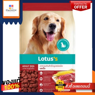 โลตัส อาหารสุนัขโต รสเนื้อ 3กก.LOTUSS ADULT DOG FOOD BEEF FLAVOUR 3KG