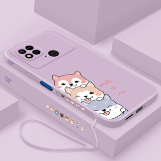 เคส Poco C40 Poco M5 M4 Pro 4G M3 Pro 5G M3 F4 F3 X3 X3 Pro X3 NFC ลูกสุนัขน่ารักเปลือกซิลิโคนนุ่ม 2A-GG