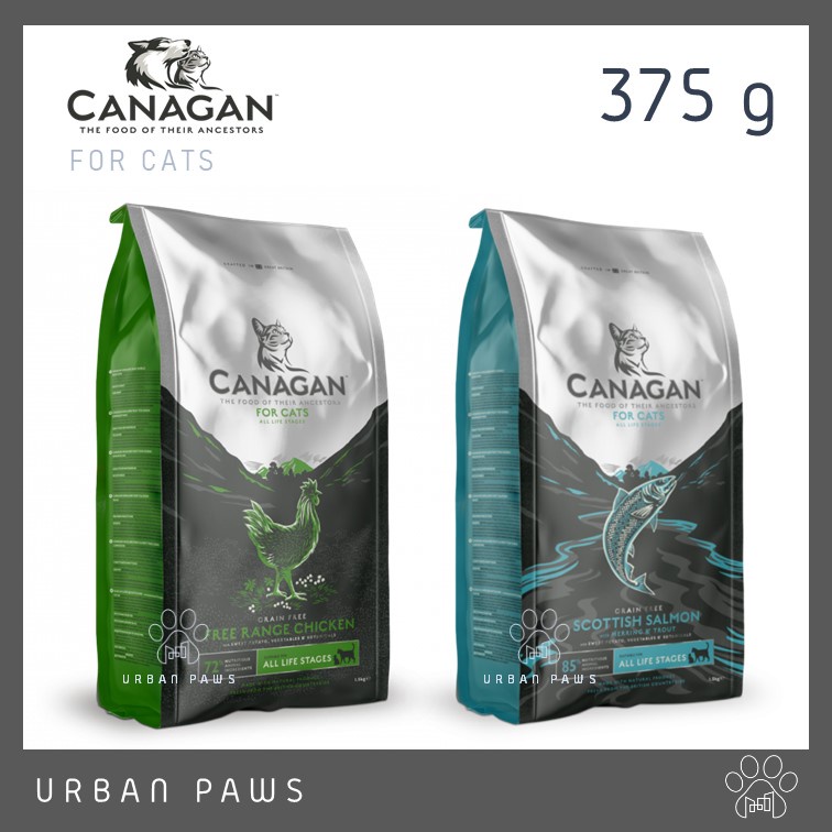 อาหารแมว Canagan คานาแกน เกรดพรีเมียม จากอังกฤษ ขนาด 375 g. 🇬🇧