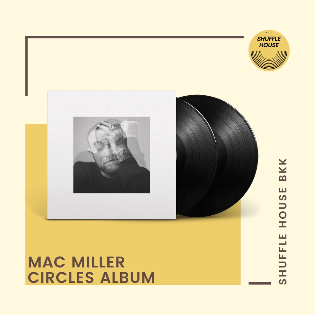 (จัดส่งฟรี) Mac Miller Circles Vinyl แผ่นเสียง/แผ่นไวนิล/แผ่นใหม่ซีล