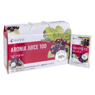 Boto 100% Aronia Juice 70ml x 30packs