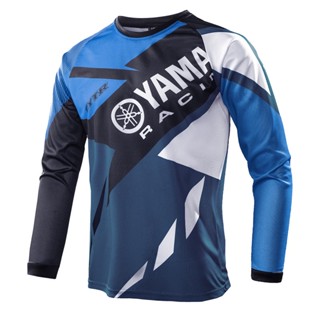 เสื้อกีฬาแขนยาว ลาย YAMAHA 27083 (เพิ่ม 1 ขนาด) สําหรับขี่จักรยานยนต์