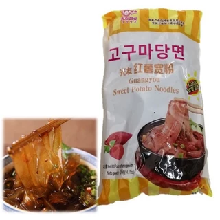 เส้นหนึบจีน เส้นแบนใหญ่ เหนียว นุ่ม หนึบ​ อร่อยสไตล์จีน มีให้เลือก 2 แบบ 400g 光友红薯 Malamart