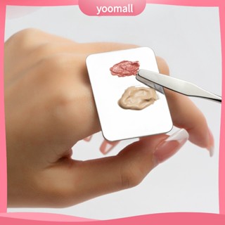 /YO/  Stainless Steel Makeup Mixing Palette Color Painting Makeup Palette Tools DIY for Beauty