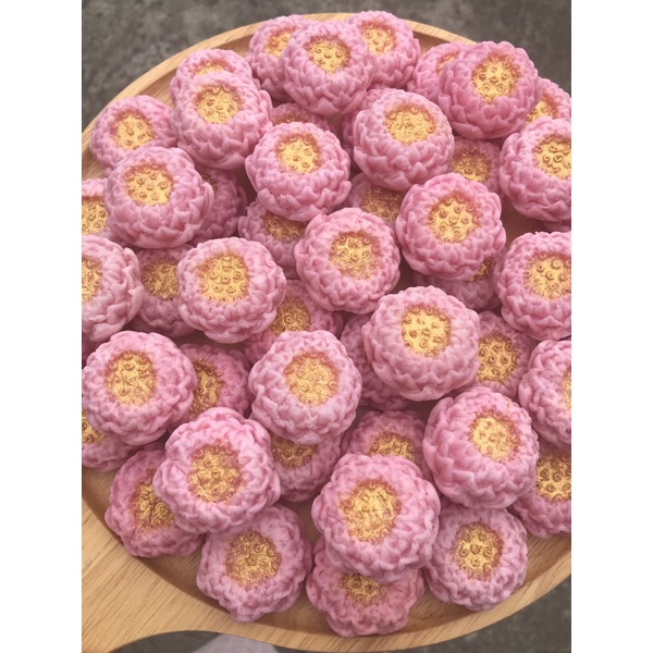 อาลัวดอกบัว สูตรเดิม เพิ่มเติมพิมพ์ดอกบัวเนื้อเยอะ สวยงาม ถวายพระแม่ลักษมี #เจทานได้