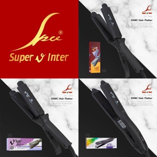 ✨เครื่องหนีบผม Super V Inter  5รุ่น แผ่นความร้อนเคลือบเซรามิค