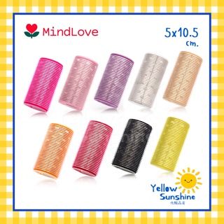 MindLove โรลม้วนผมสไตล์เกาหลียาวพิเศษ XL แกน 5x10.5 cm. โรลยาว 1 ชิ้น โรลม้วนผมแผ่นอลูมิเนียมนำความร้อน โรลม้วนผมหน้าม้า