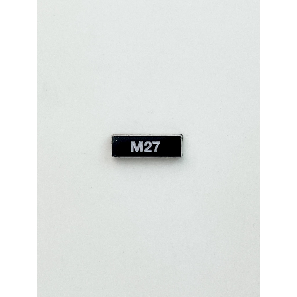 TINY ENGRAVED GRAVOPLY LABEL – M27 ป้าย