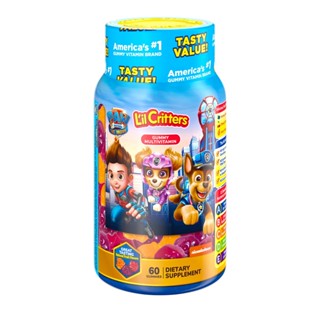 60ชิ้นLil Critters Paw Patrol Complete Multivitamin Gummies, 60ct กัมมี่วิตามินรวม พาว #เคี้ยวอร่อยเพลินมีประโยชน์