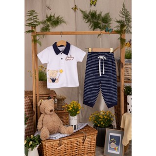 TD4 TOP&amp;SHORTS TEDDY BEAR SET