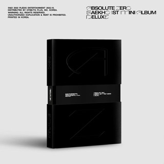 (Deluxe ver) BAEKHO - 1st Mini Album [Absolute Zero]