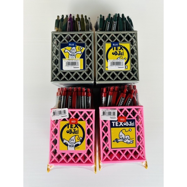 Taweemitr TEX ปากกา 818-01 มีให้เลือก 2 สี น้ำเงิน / แดง ขาย 1 กล่อง บรรจุ 50 ด้าม