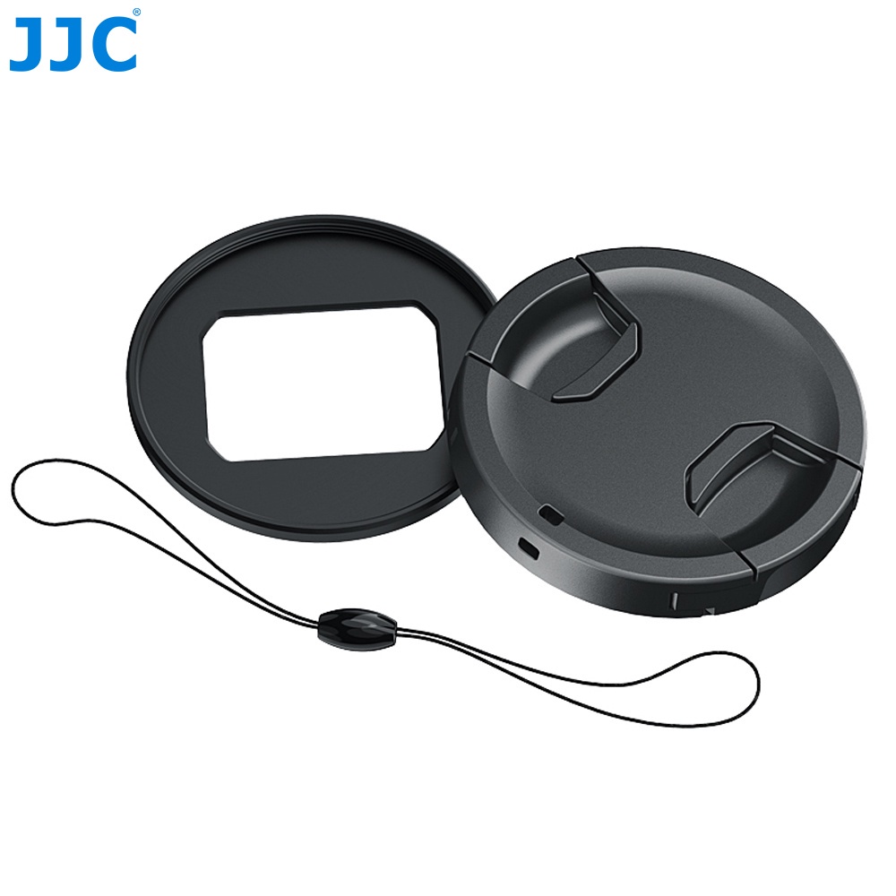 JJC RN-ZS200 อะแดปเตอร์ฟิลเตอร์โลหะ และฝาครอบเลนส์ 49mm สําหรับกล้อง Panasonic Lumix DMC-ZS200 ZS220