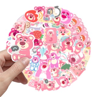 💥พร้อมส่ง💥สติ๊กเกอร์  ลายการ์ตูน Lotso Disney Sticker Toy Story กันน้ํา 50ชิ้น toystory