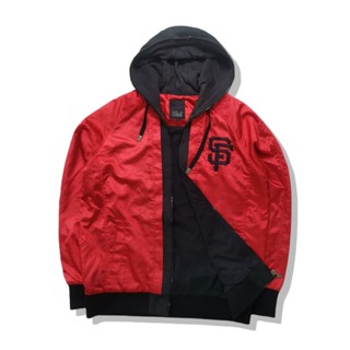 MLB X San Francisco Giants Hooded Jacket รอบอก 48”