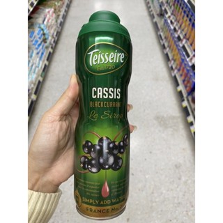 Blackcurrant Syrup ( Brand Teisseire ) 600 Ml. น้ำหวาน กลิ่น แบล็คเคอเรนท์ ( ตรา เตสแชร์ )