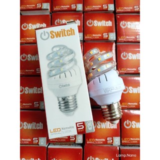 LED SPIRAL 5W(40w) WW WARM 3000K แสงส้ม E27 Switch