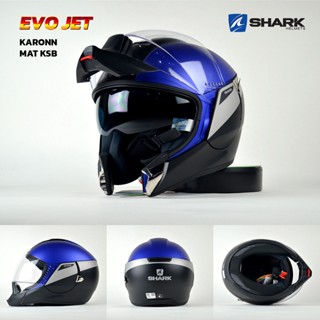 SHARK หมวกกันน็อค รุ่น EVO JET KARONN MAT GLOSSY KSB