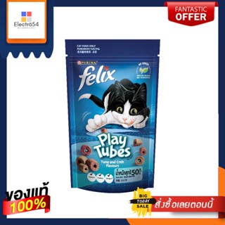 เฟลิกซ์ ปาร์ตี้มิกซ์เพลย์ทูป ปลาทูน่า ปูFELIX PARTY MIX PLAY TUBES TUNA + CRAB