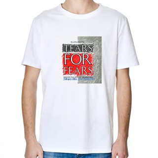 เสื้อยื Camiseta con estampado de Tears For Fears para hombre, camisa de manga corta con estampado Retro de banda de Roc