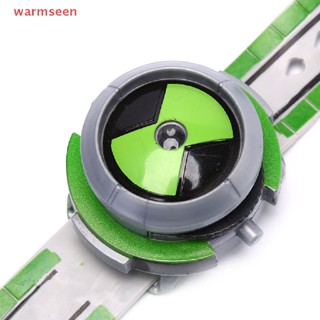 (warmseen) ขายดี Ben 10 สไตล์ นาฬิกา ของแท้ ของเล่นสําหรับเด็ก สไลด์โชว์นาฬิกา