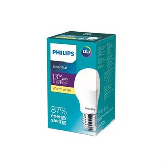 หลอด LED PHILIPS ESSENTIAL 13 วัตต์ E27 WARMWHITE