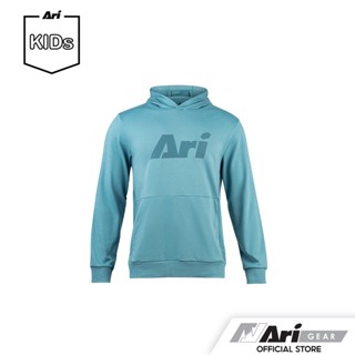 ARI KIDS EZY HOODIE - NAIGARA BLUE/DARK BLUE/WHITE เสื้อฮู้ดเด็ก อาริ อีซี่ สีฟ้าอ่อน