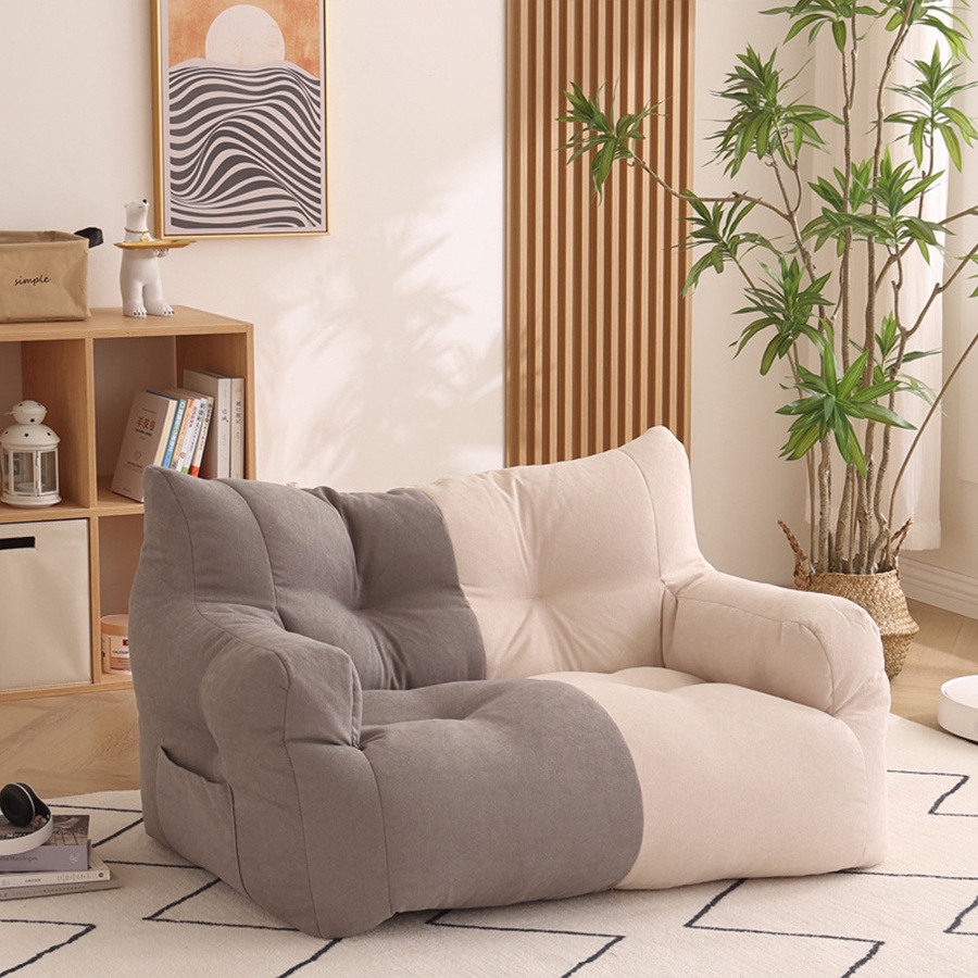 โซฟาเม็ดโฟม บีนแบคโซฟา โซฟาสไตล์มินิมอล Bean Bag นุ่มนั่งสบาย ระบาย