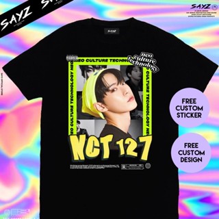 เสื้อคนอ้วน Kaos Kim Doyoung NCT K-pop สตรีทแวร์สไตล์เกาหลี ฮาราจูกุ NCT 127 NCT U NCT 2020 คัสตอม เคป๊อปสตรีทแวร์ผู้ชาย