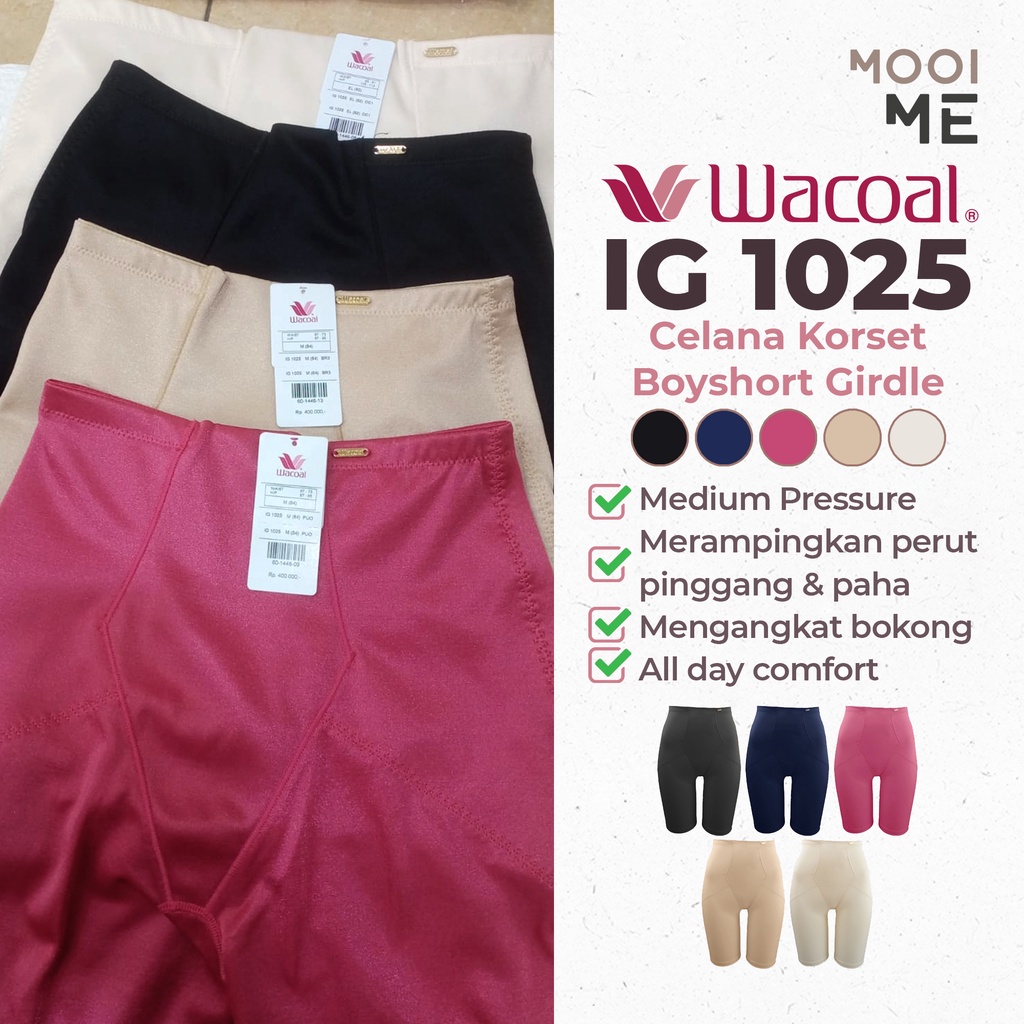 Wacoal Girdle Boyshort Shaper Corset Pants IG 1025