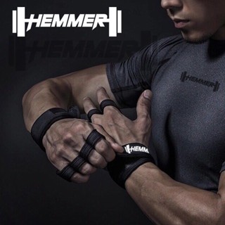 HEMMER WEINGHT LIFTING GLOVES ถุงมือฟิตเนส ไม่เต็มมือ ถุงมือยกเวท ถุงมือยกน้ำหนัก