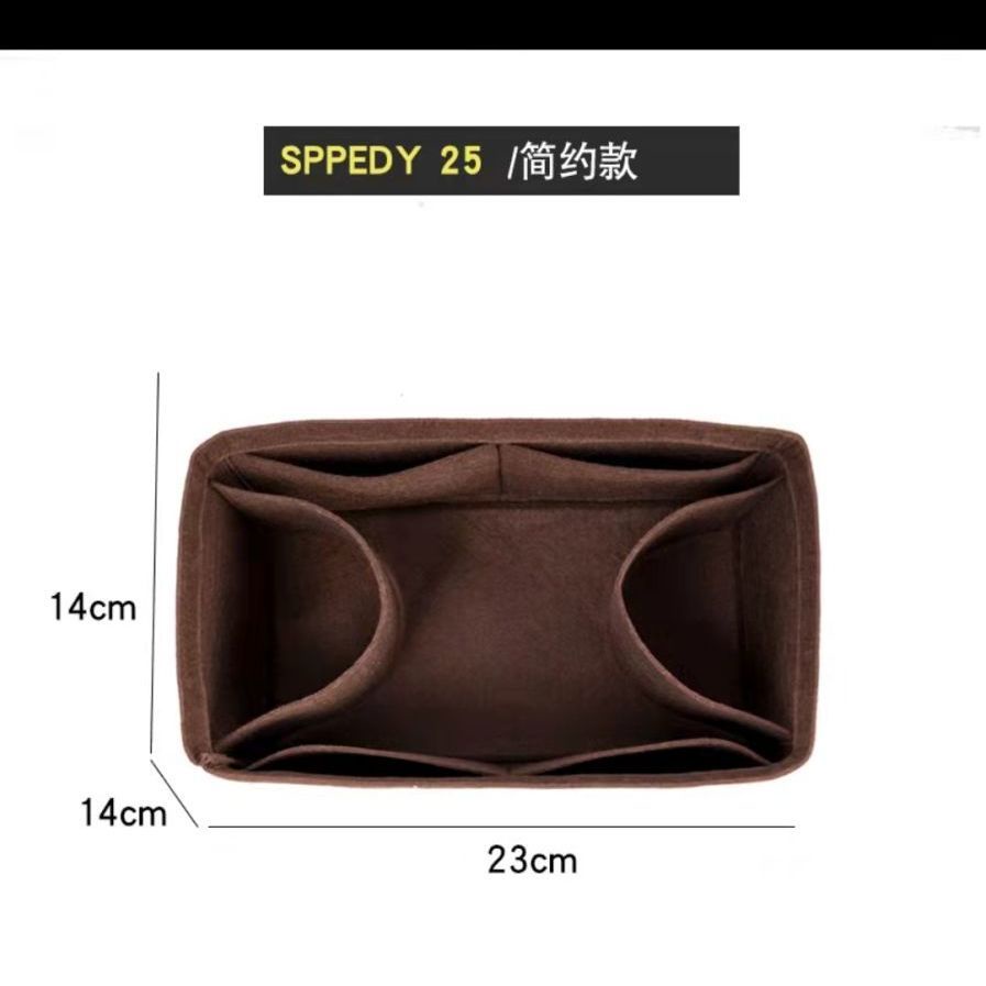 กระเป๋าผ้าสักหลาด สําหรับใส่จัดเก็บของ LV Speedy Nano16 25 30