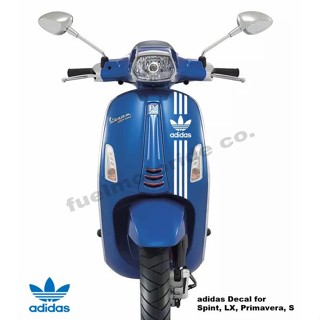 สติกเกอร์รูปลอก Adidas Strip Vespa LX Primavera Sprint S jap cafe racer สําหรับติดตกแต่งคาเฟ่