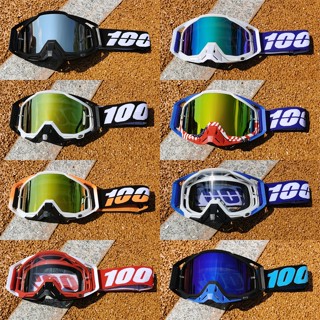 100% แว่นตาวิบาก ป้องกันหมวกกันน็อค 100 Racecraft แว่นตาวิบาก รถจักรยานยนต์ MX 100% Downhill Moto Goggles