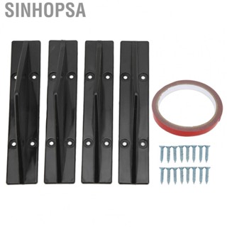 Sinhopsa Rear Bumper Diffuser Spoiler Black for Car Modified Styling Accessories