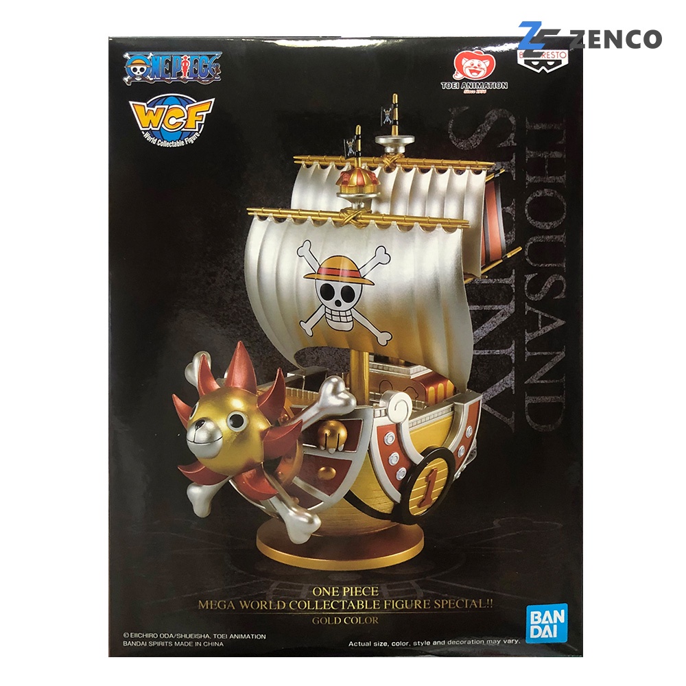 Banpresto One Piece Mega WCF Special Thousand Sunny Gold Color 4983164189742