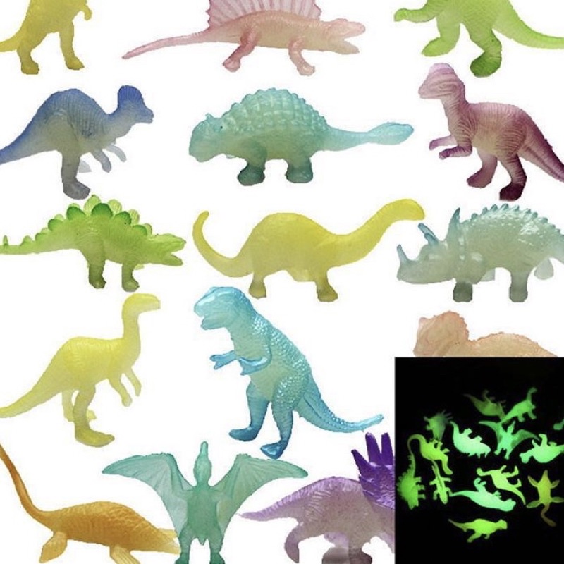 ไดโนเสาร์เรืองแสง แต่งสวน(สุ่มสี 1 ตัว)🦖