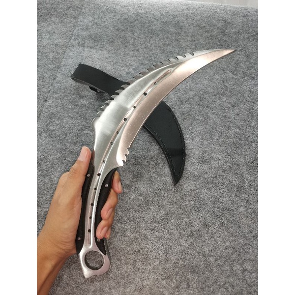 มีดพกเหล็ก 8cr18mov คารัมบิต 13 นิ้ว