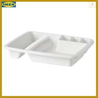 ที่คว่ำจาน พลาสติกโพลีโพรพิลีน สีขาว ขนาด 36x46 ซม. VRAKFISK ฟราค์ฟิสค์ (IKEA)